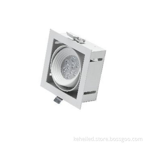 Lighting LED Square Ceiling with Two Lamps, 18W Power
